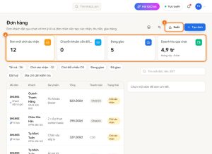 Quản lý đơn hàng Trợ lý AI chốt trong chat