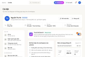 Hỏi Trợ lý EzChat AI ngay trong ứng dụng